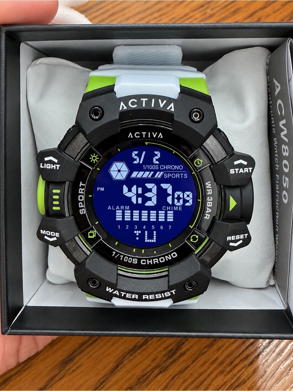 Invicta Activa Sport Digital Watch - White & Lime Green